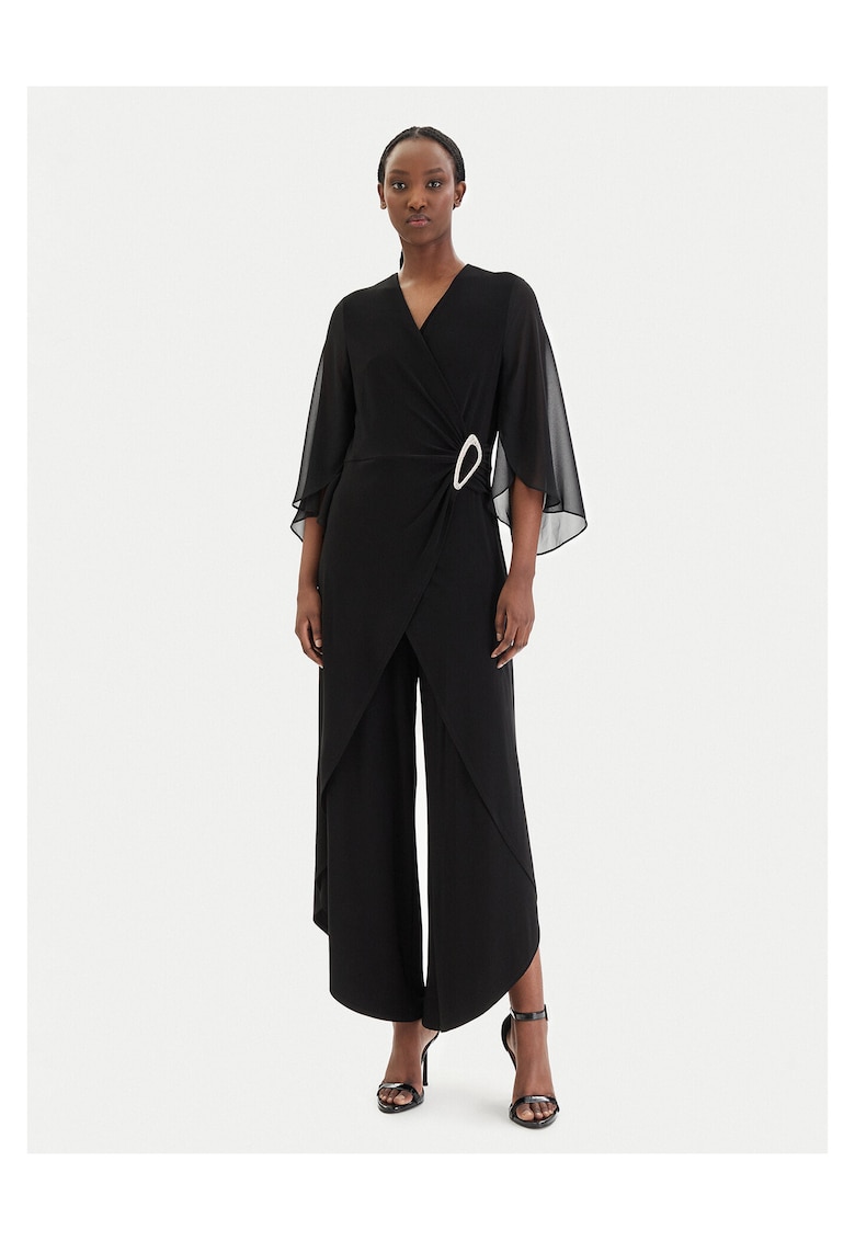 Salopeta dama - neagra - poliester - fermoar