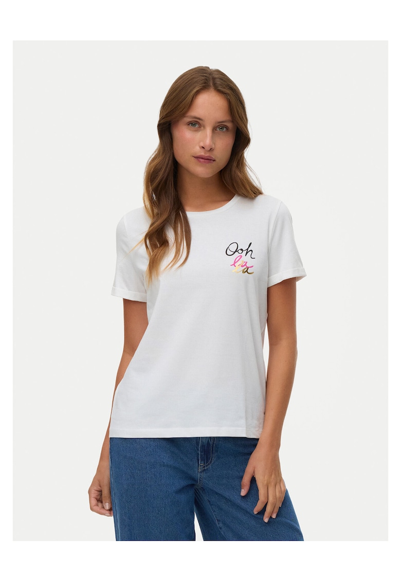 Tricou femei bumbac organic - alb