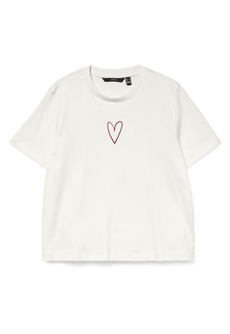 Tricou dama bumbac organic - alb