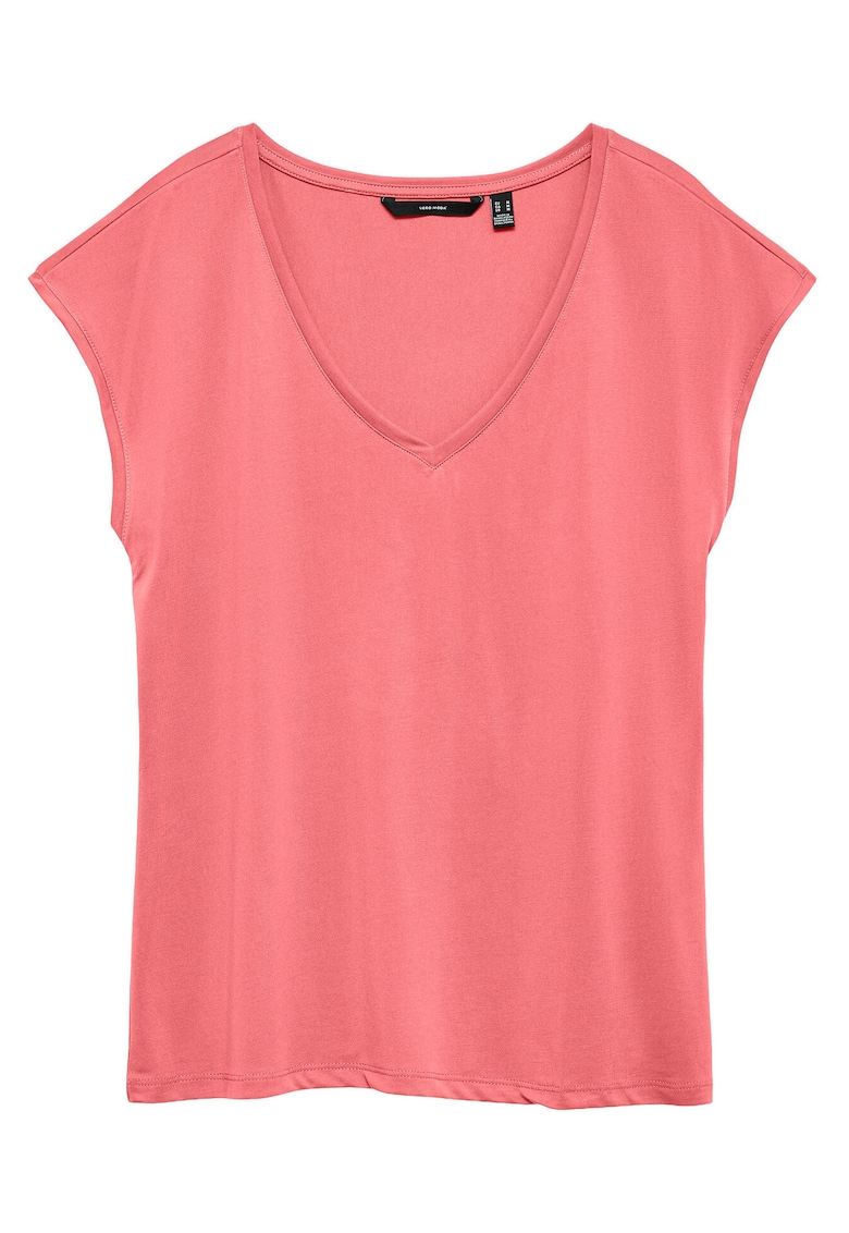Tricou dama - roz - modal/poliester