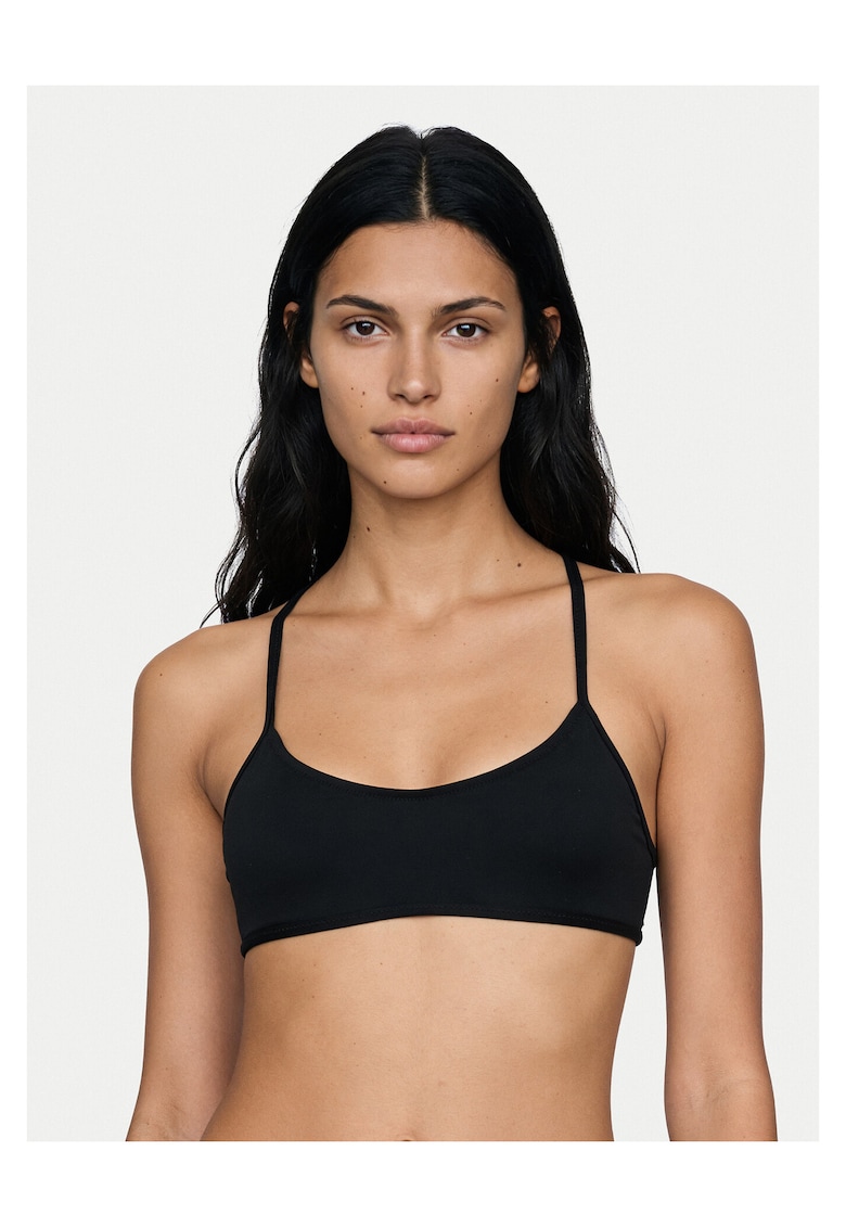 Top de bikini pentru femei - poliamida - XS INTL - negru -