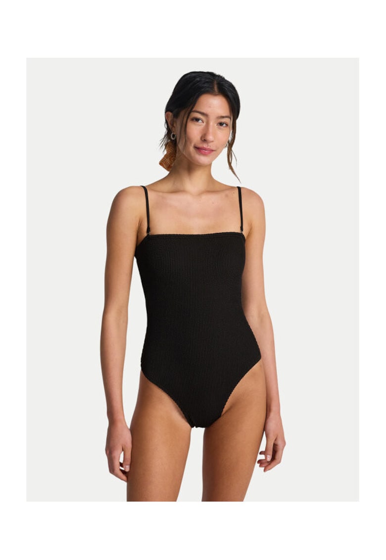 Costum de baie dama - negru - poliester - Negru