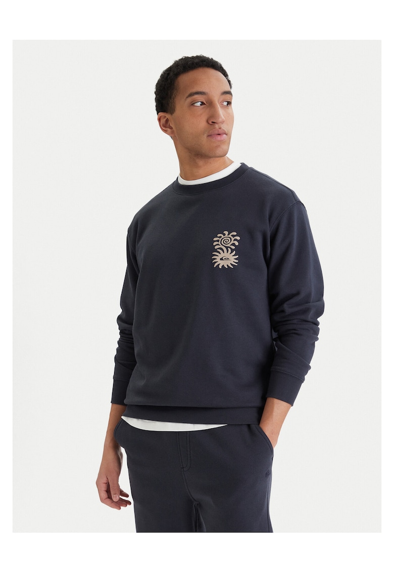 Bluza barbati - bumbac - bleumarin - Bleumarin