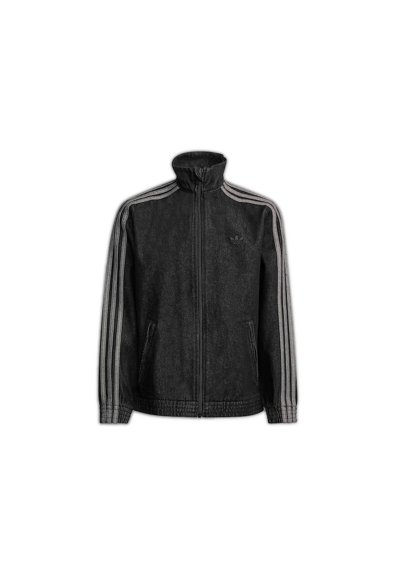 Geaca de blugi unisex copii - lejer - negru - bumbac