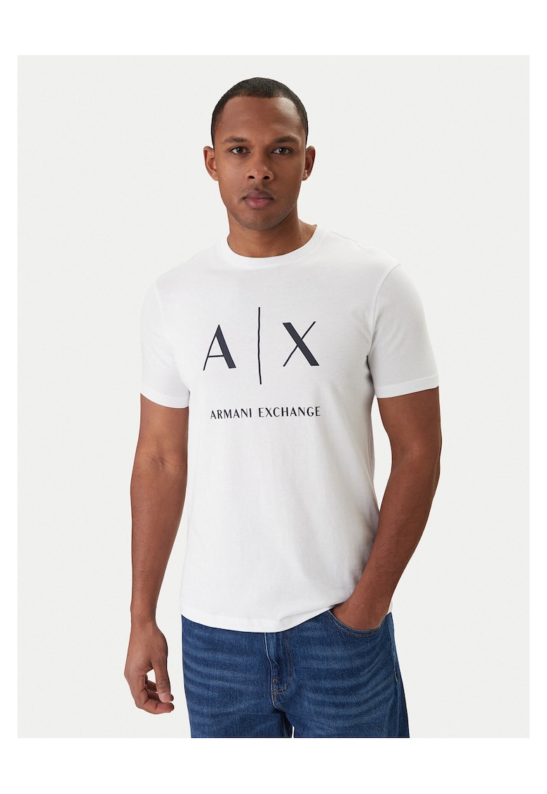 Tricou barbati - bumbac - alb -