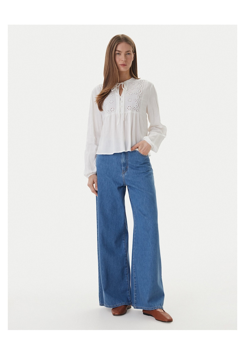 Bluza dama - Alb - viscoza