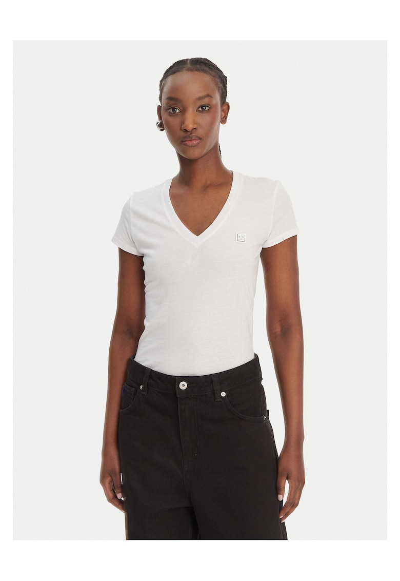 Tricou femei bumbac - alb