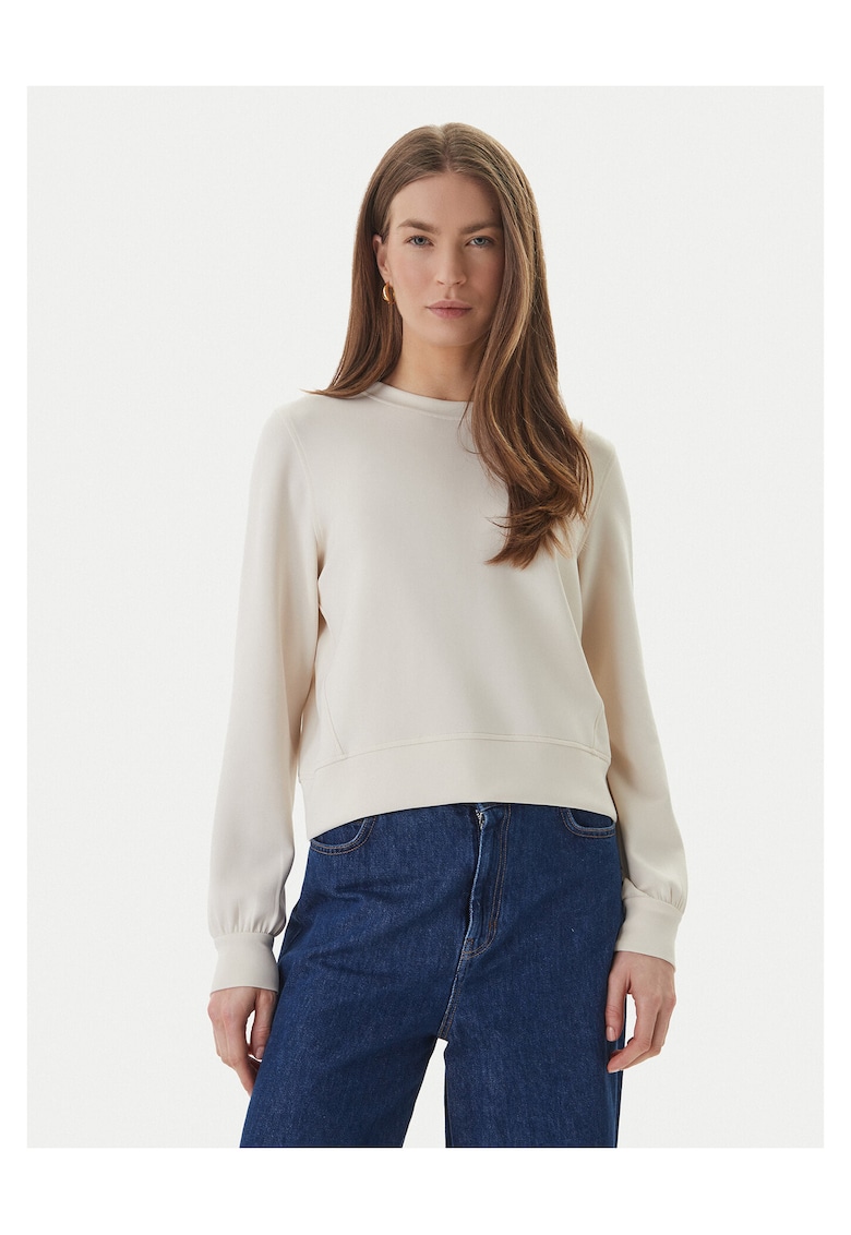 Bluza dama - gri - 55% modal - 40% poliester - 5% elastan