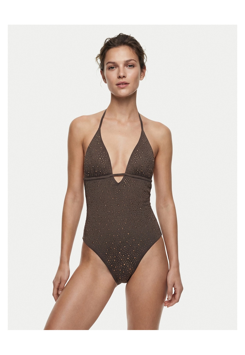 Costum de baie dama - - Maro
