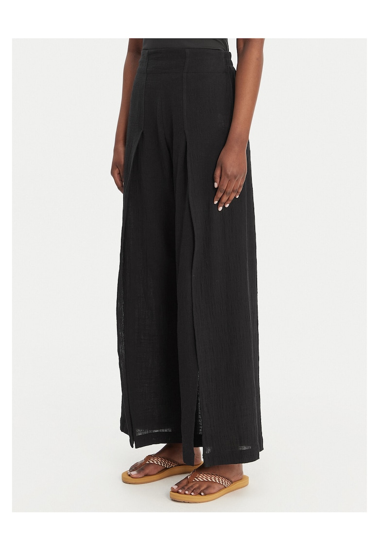 Pantaloni dama - bumbac - negru