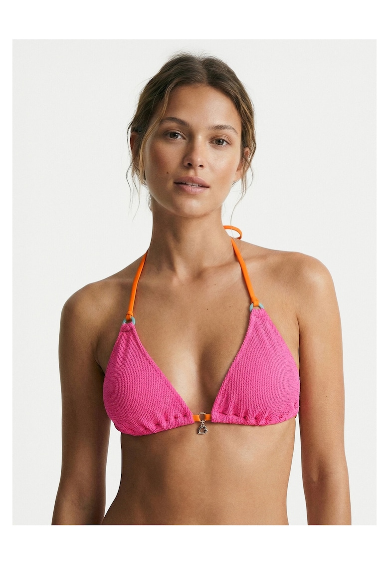 Top de bikini pentru femei - poliamida - M INTL - roz -