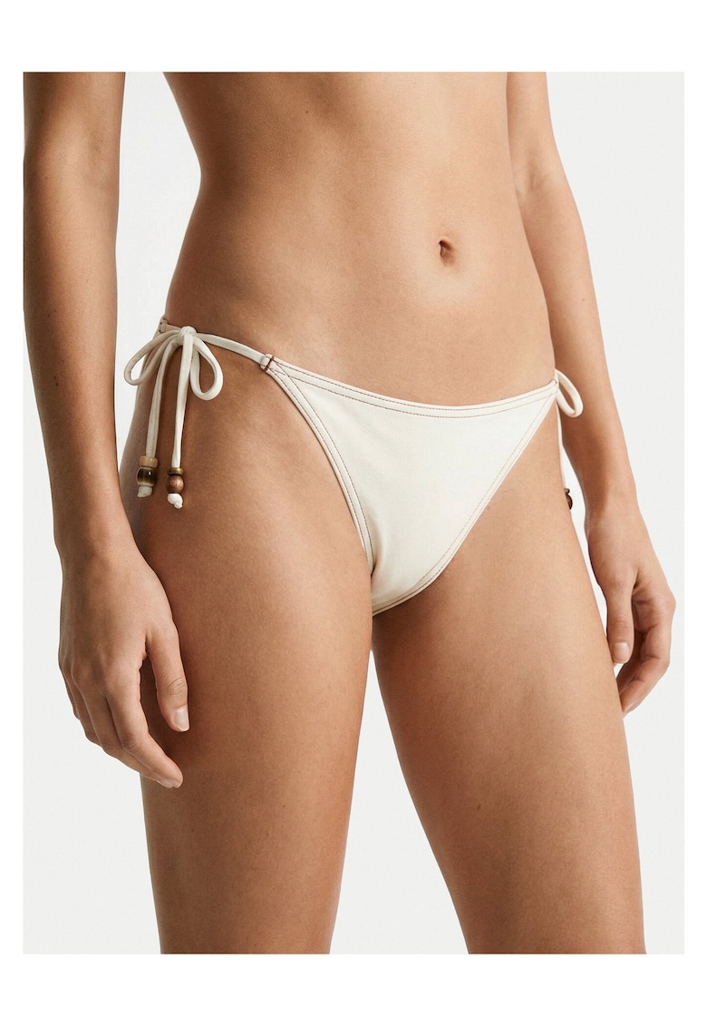 Slip de 73% poliamida - 27% elastan - maro - Ecru