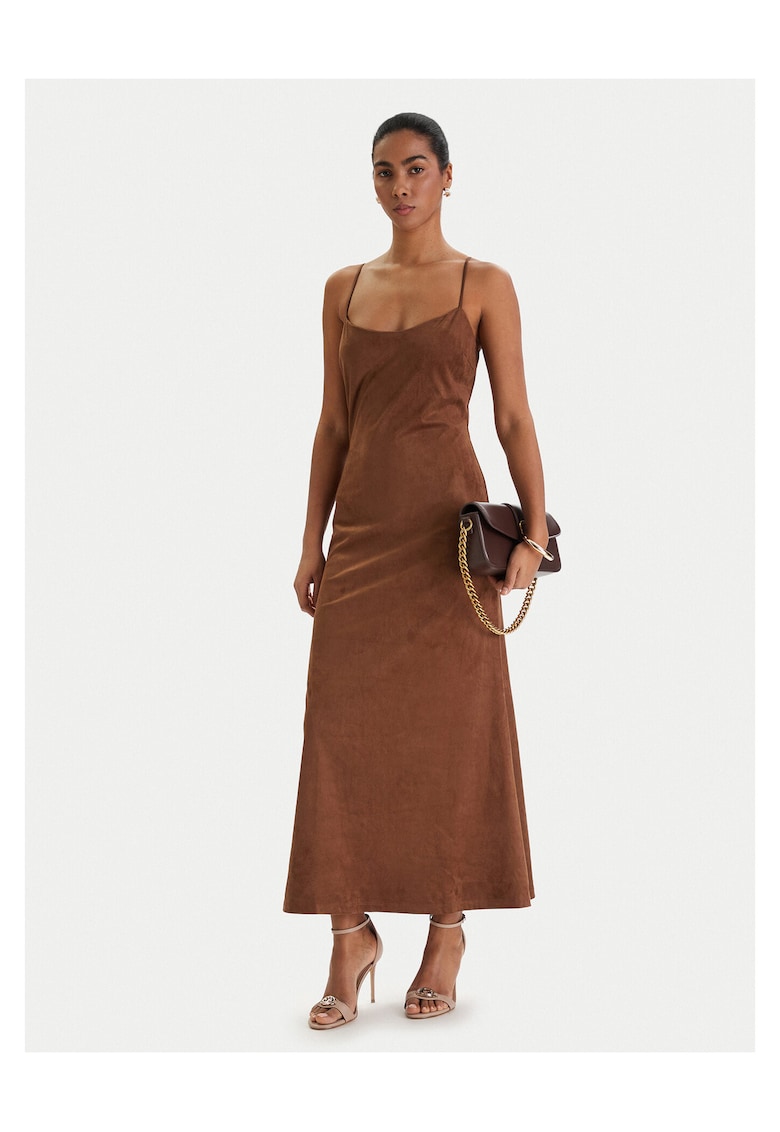 Rochie imitatie de piele