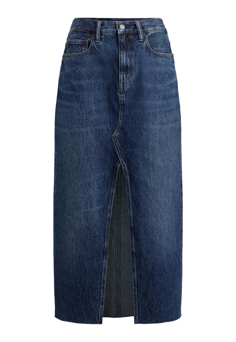 Fusta din denim - Bleumarin