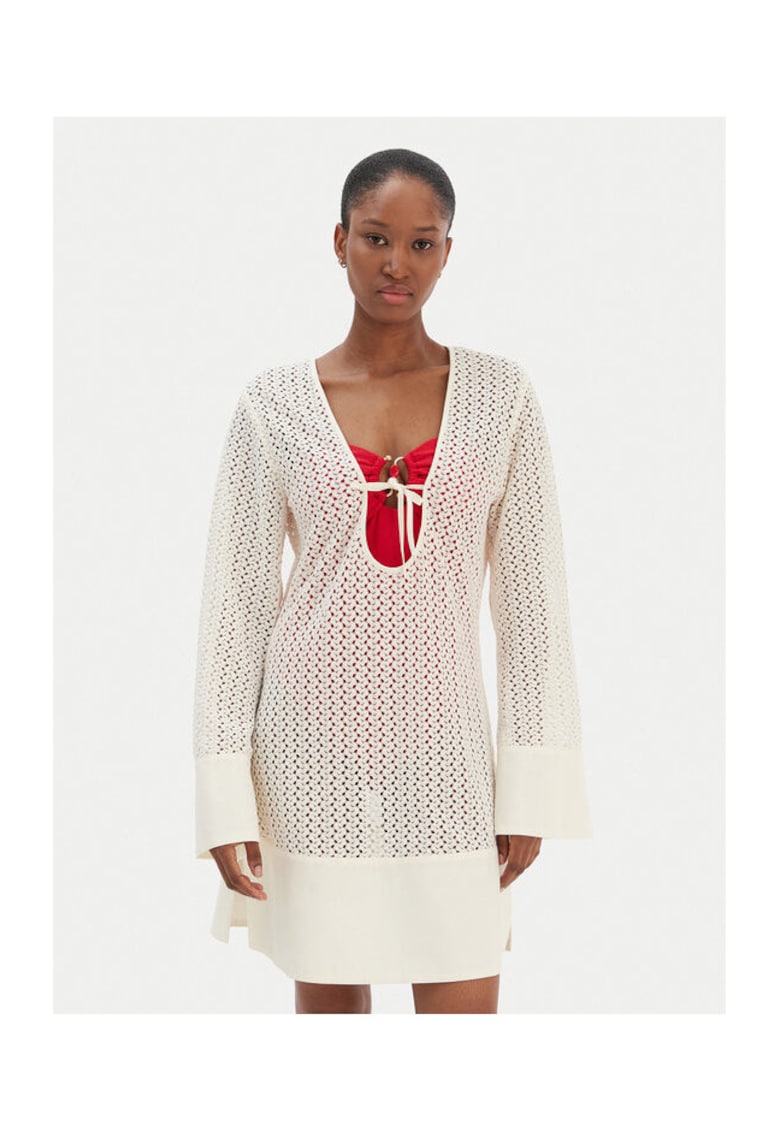 Rochie plaja bej - poliester