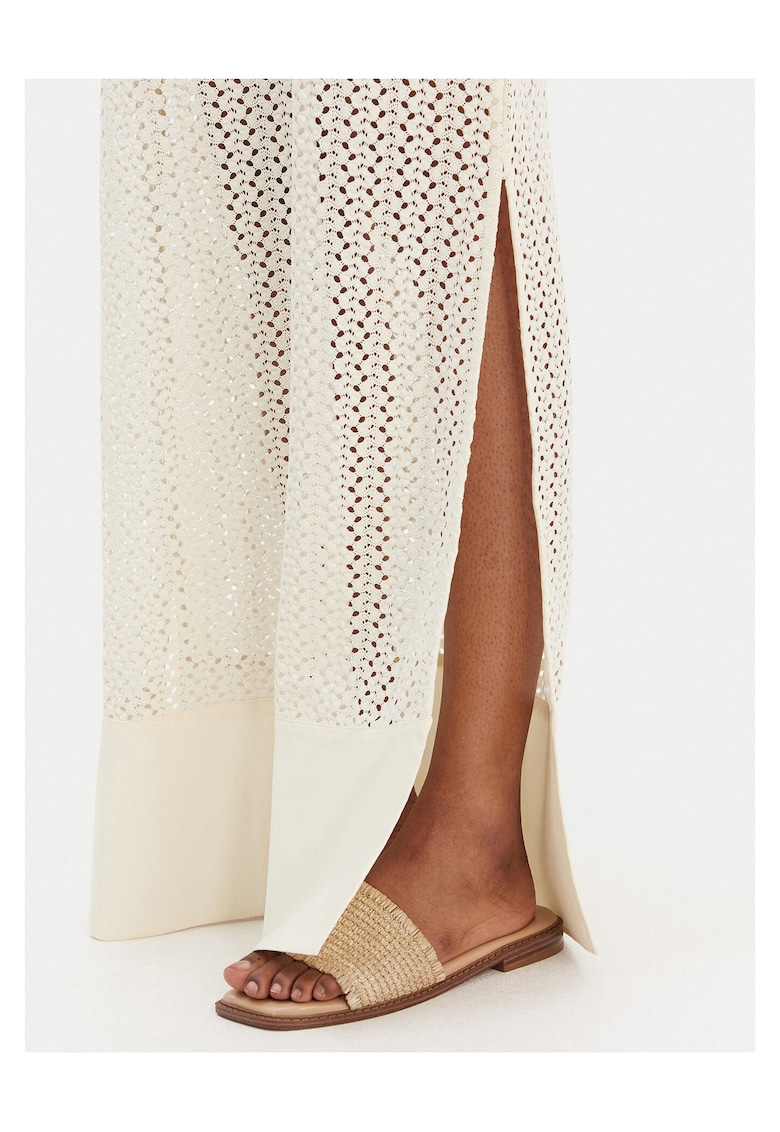 Rochie de plaja bej - L INTL - poliester