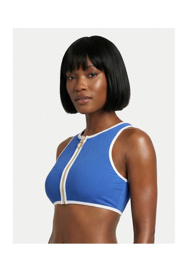 Top de bikini dama - albastru - 75% nailon reciclat - 25% elastan -