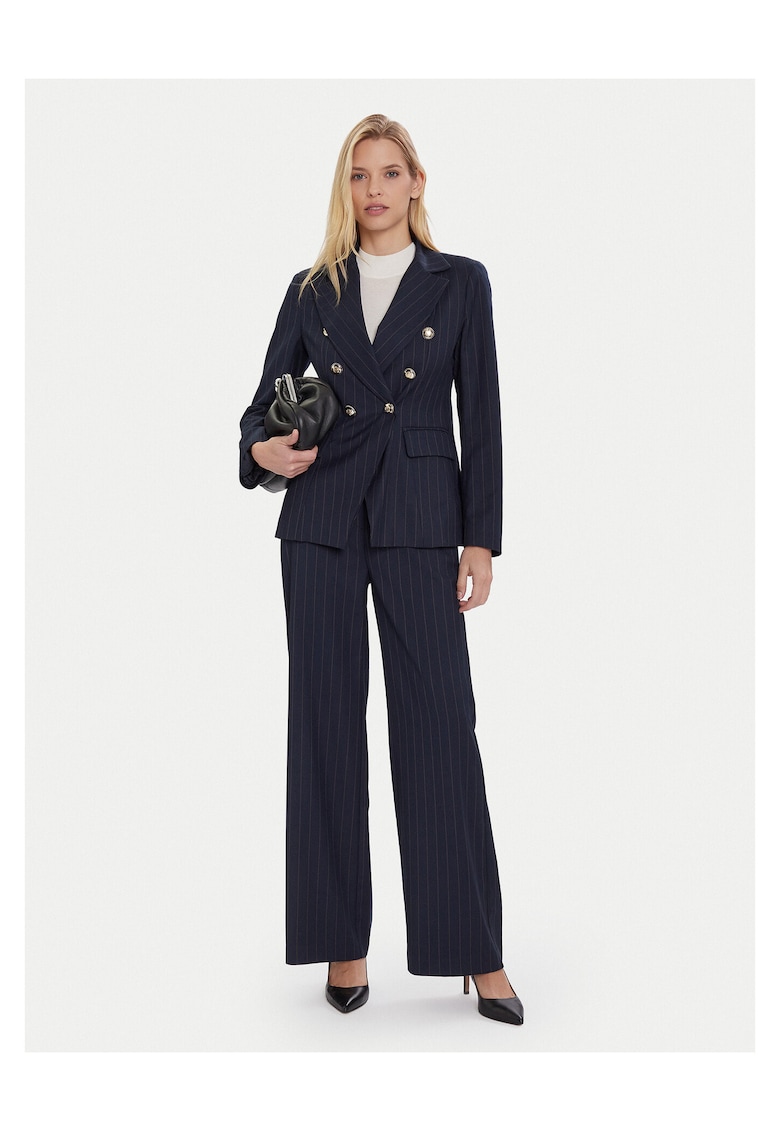 Pantaloni de Femei - 64% poliester - 33% viscoza - 3% elastan - Bleumarin