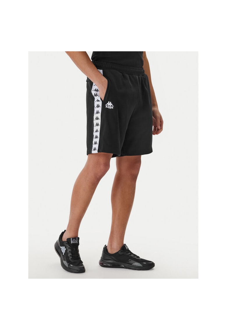 Pantaloni scurti sport Barbati - bumbac - negru