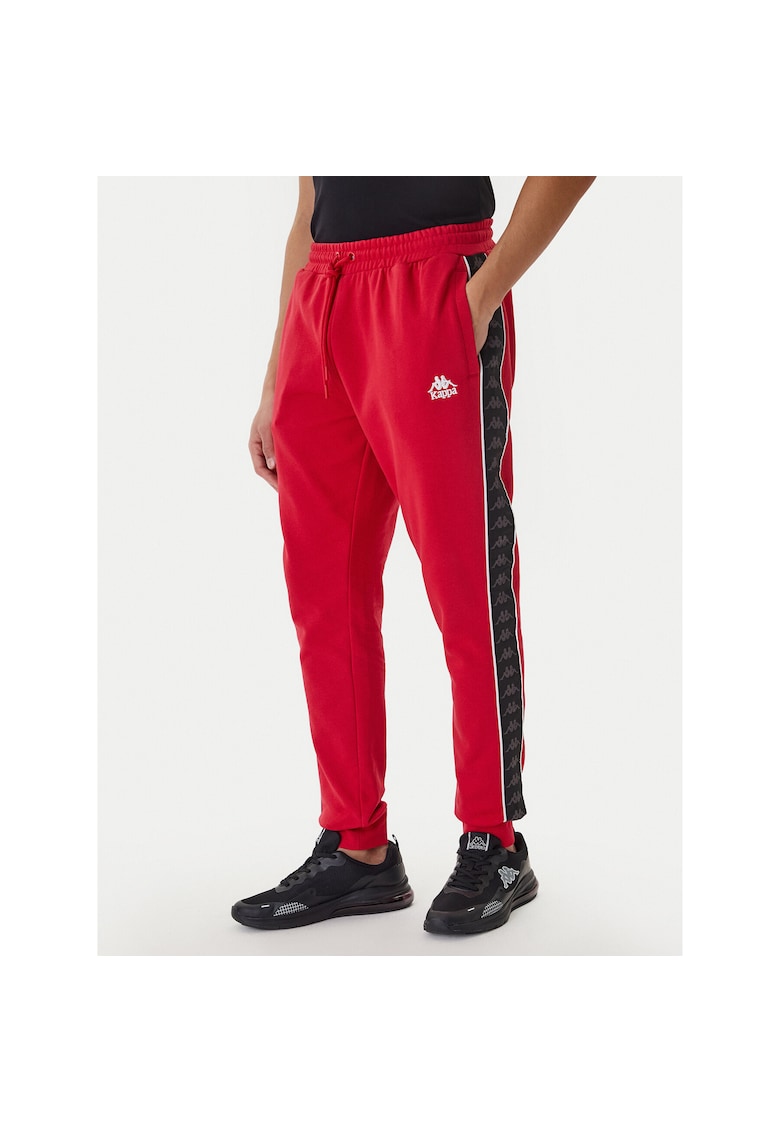 Pantaloni sport barbati - rosu - 80% bumbac