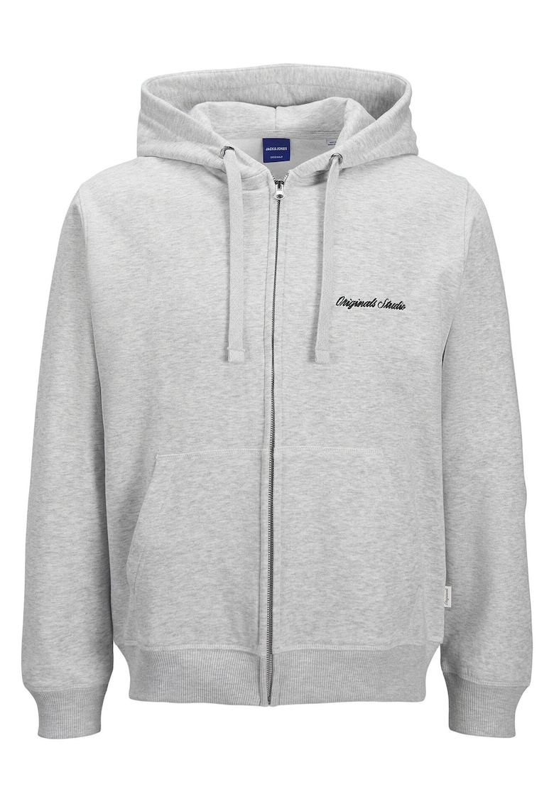 Bluza barbati fermoar gri - Gri