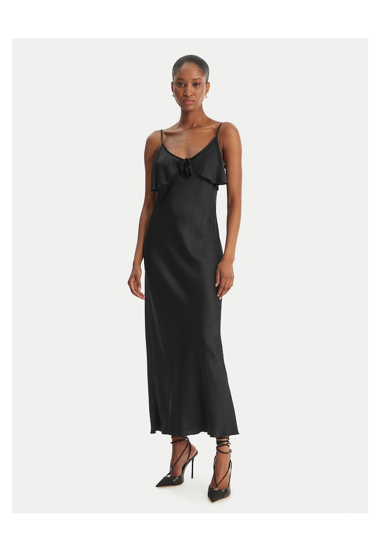 Rochie de cocktail - viscoza - negru - Negru