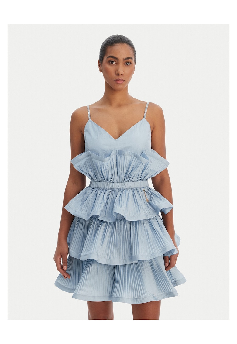 Rochie de cocktail Femei - Albastru - nailon