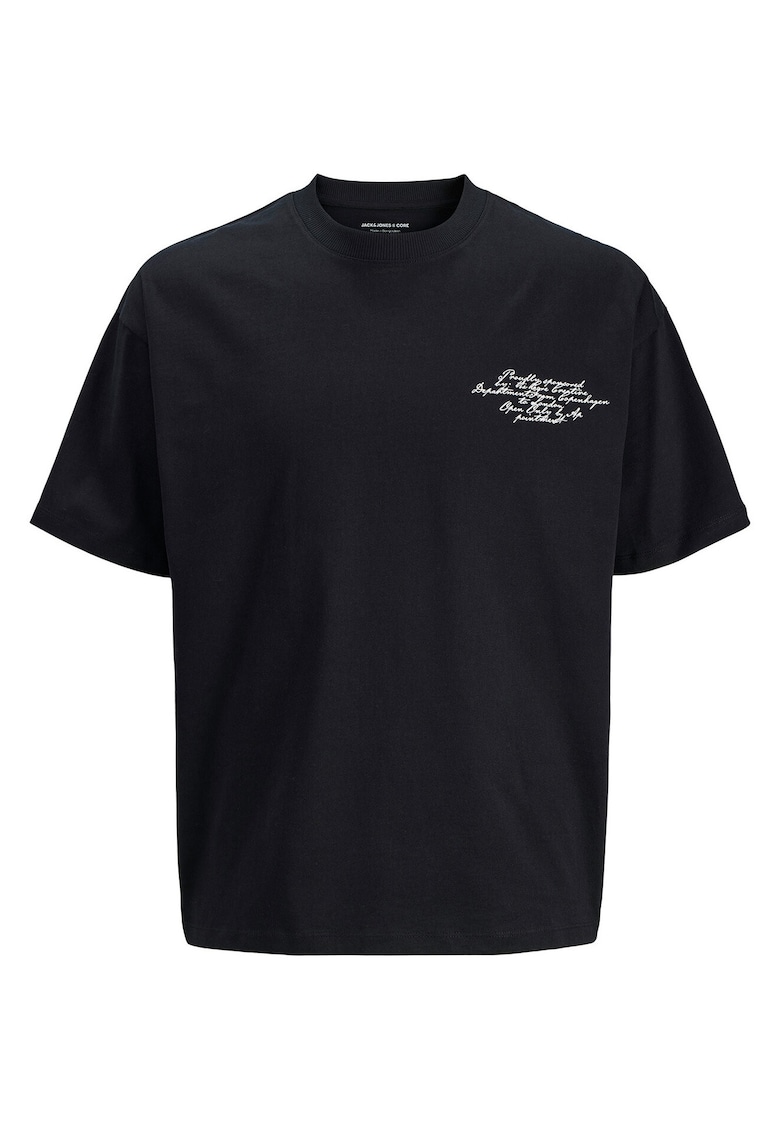 Tricou negru bumbac organic - Negru