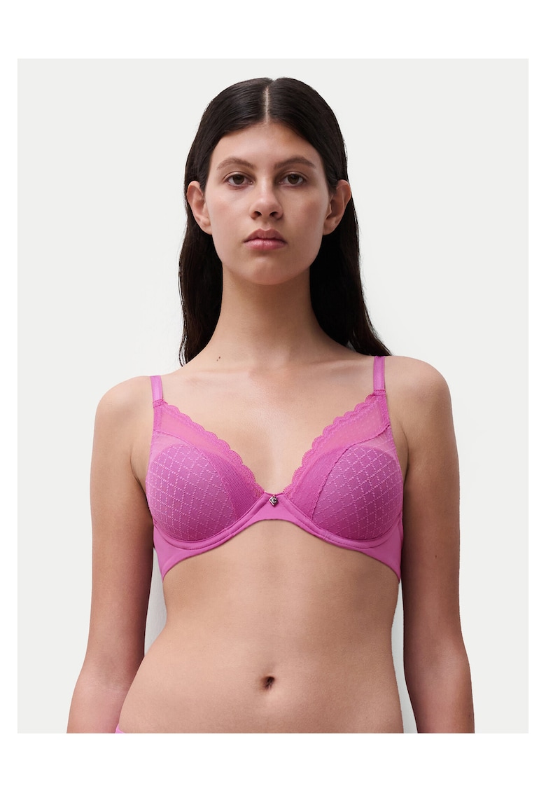 Sutien cu armatura roz - Roz