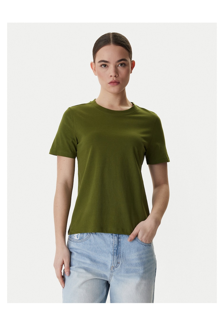 Tricou dama bumbac organic - Verde