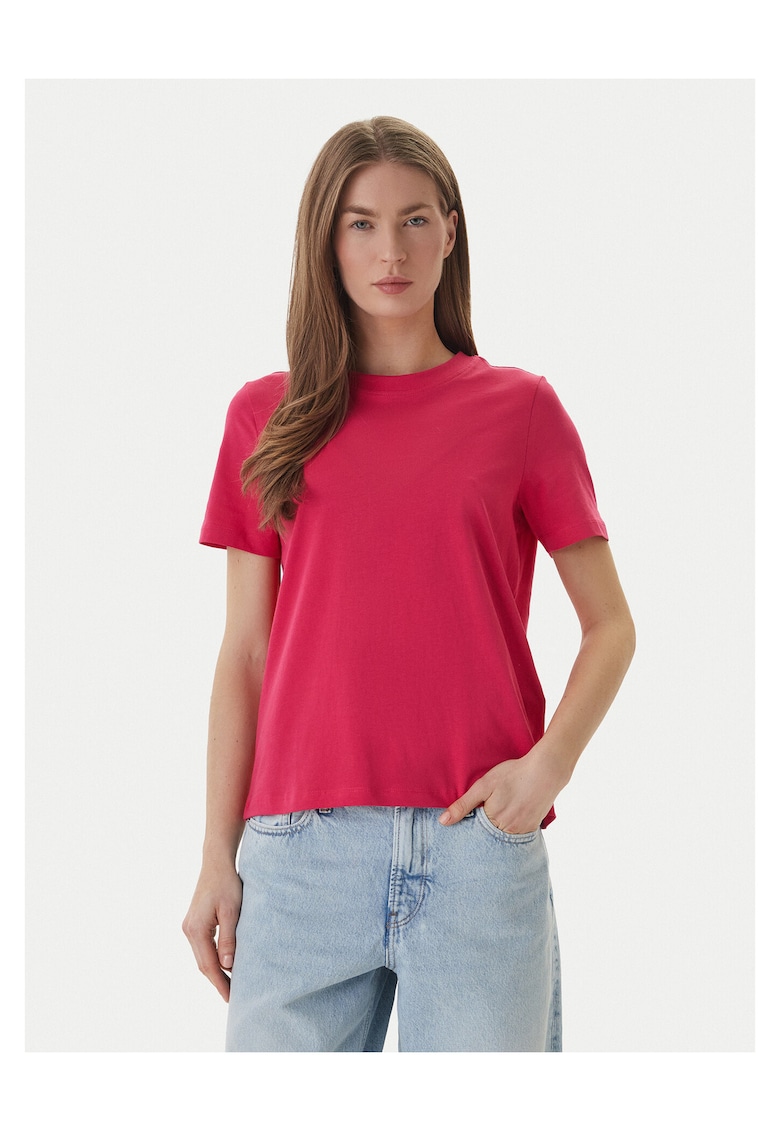 Tricou din bumbac organic pentru dama - Roz