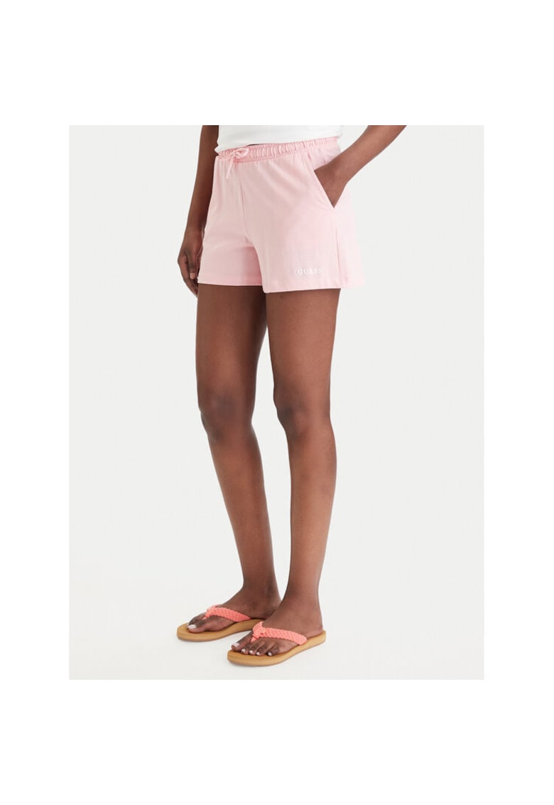 Pantaloni scurti sport dama - bumbac - roz