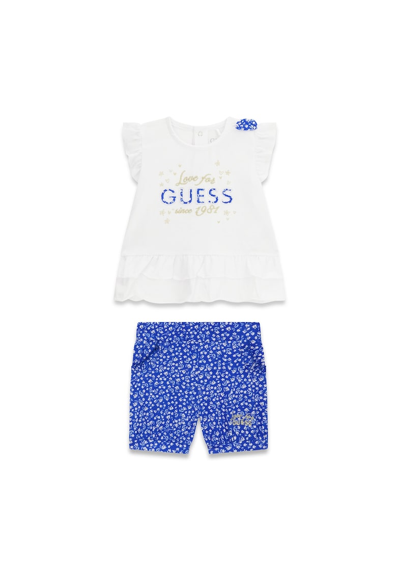 Set casual din bumbac - Albastru