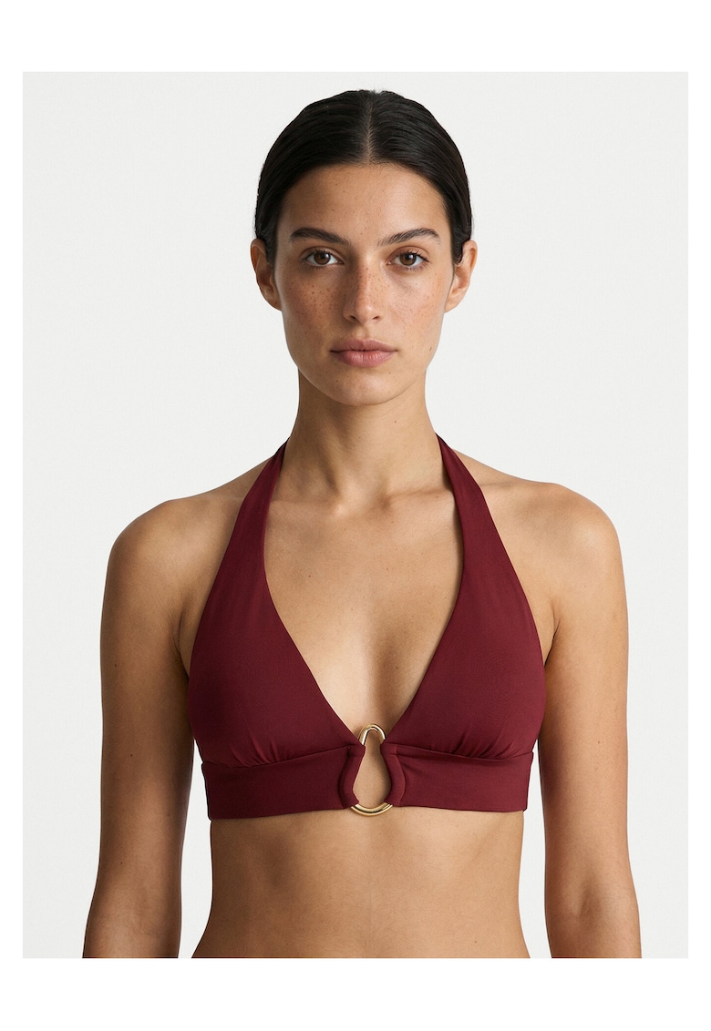Top de bikini pentru femei - Poliamida - Bordeaux - Bordeaux