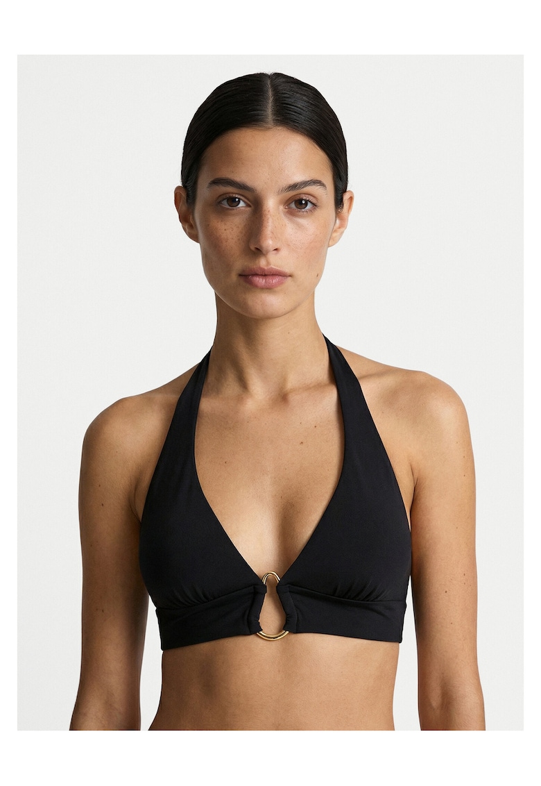 Top de bikini pentru femei - poliamida - negru - Negru