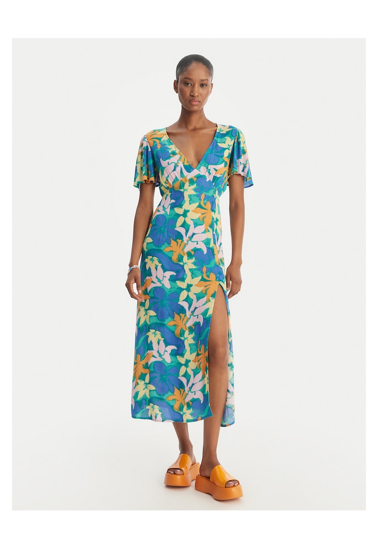 Rochie de vara - albastru - vascoza