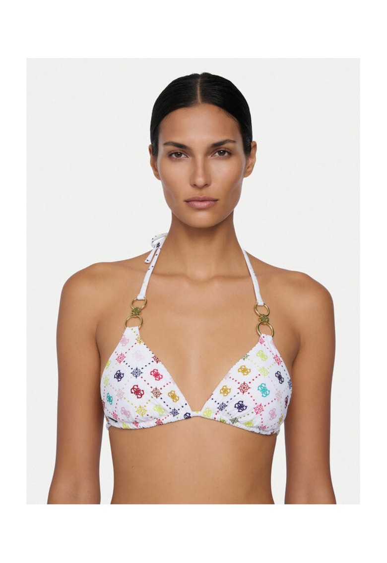 Top de bikini 82% poliamida - 18% elastan - Alb - Alb