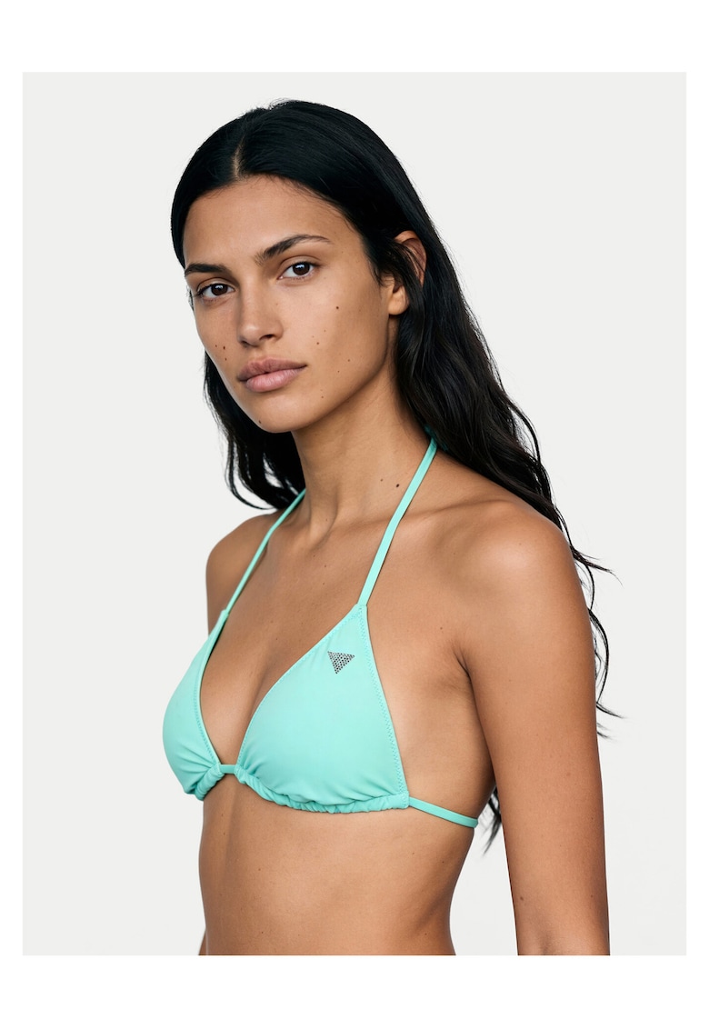 Top de bikini dama - verde - poliester - elastan