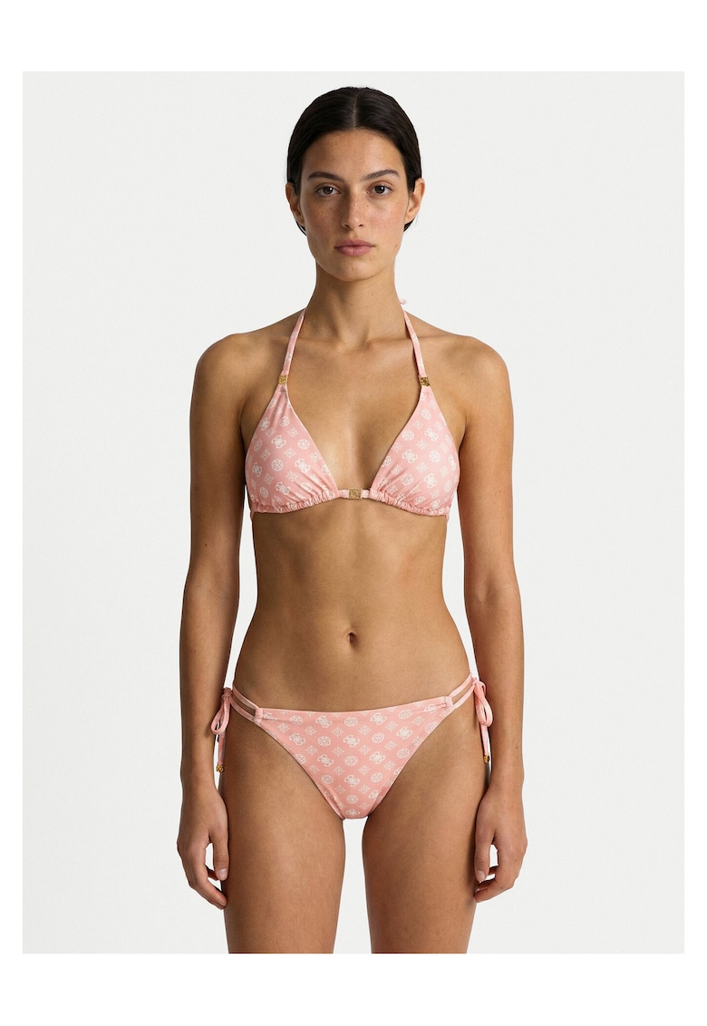 Slip de bikini de 82% poliamida - 18% elastan - INTL - Roz