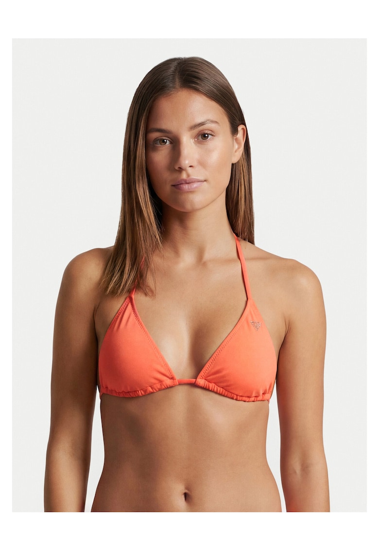 Top de bikini dama - portocaliu - poliester - elastan