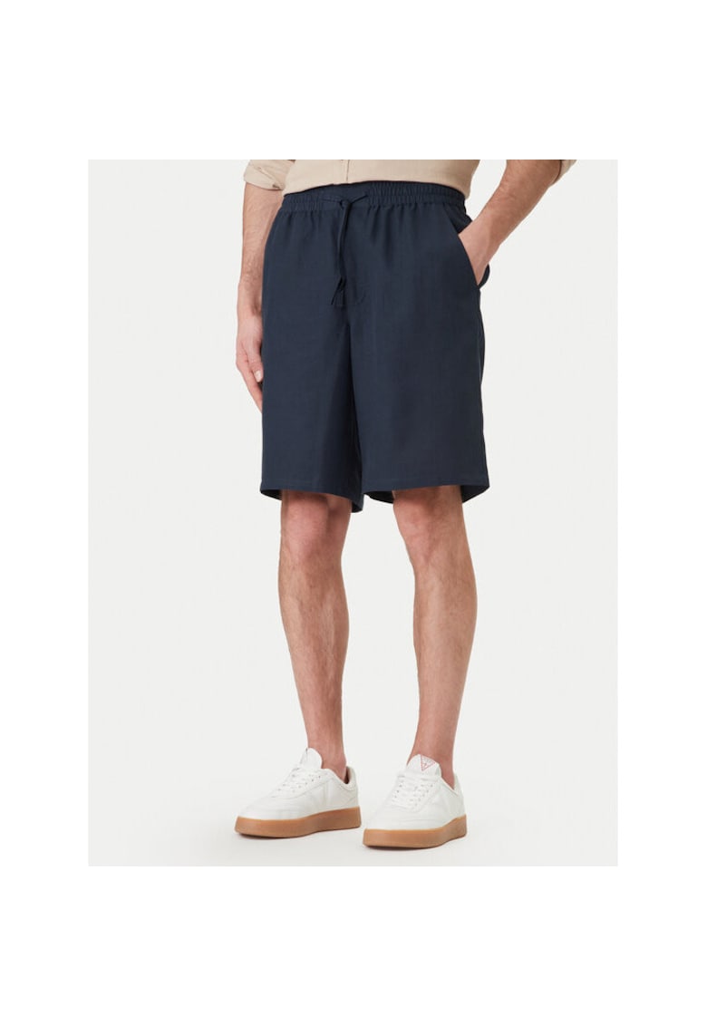 Pantaloni sport barbati - bleumarin - 75% lyocell - 25% in