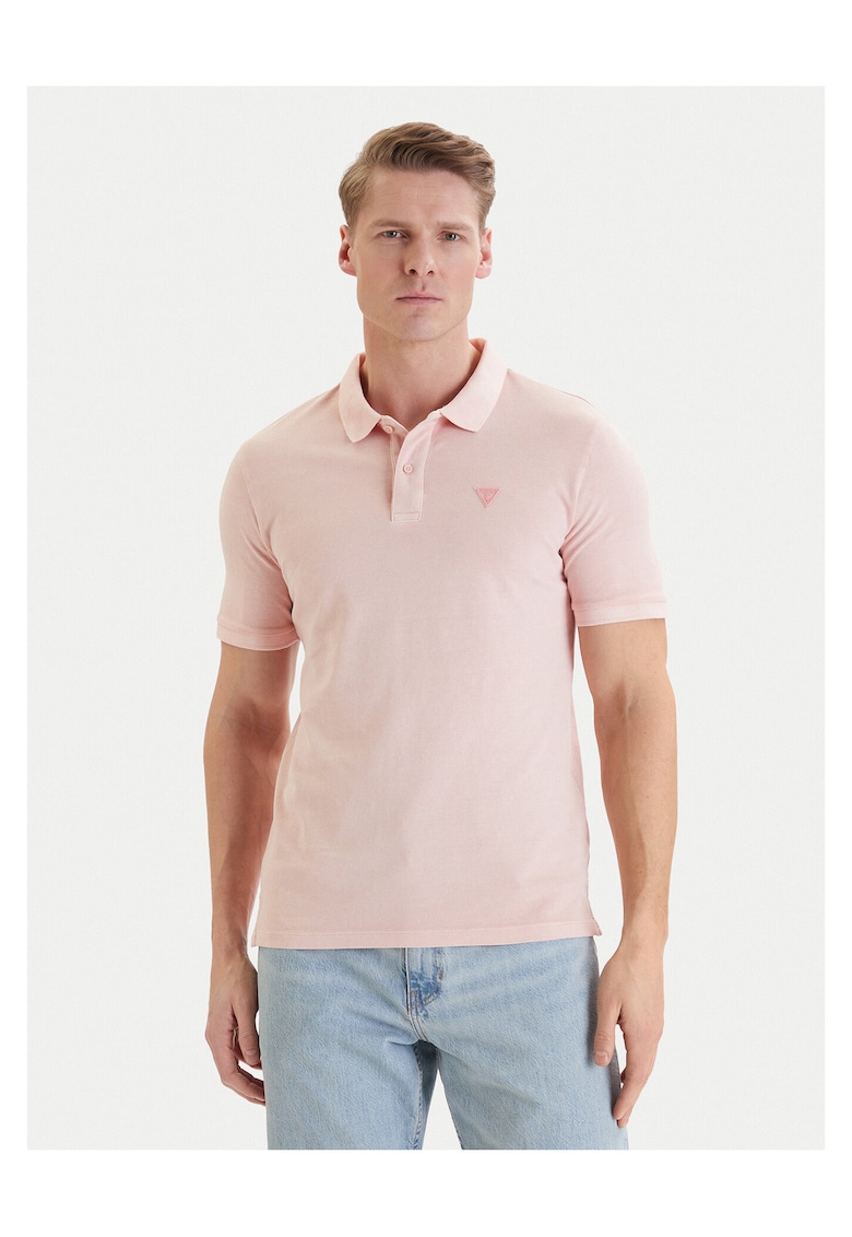 Tricou barbati - bumbac - portocaliu -