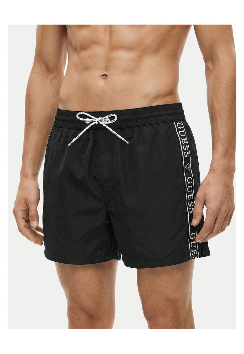 Costum de baie pentru barbati - negru - poliester