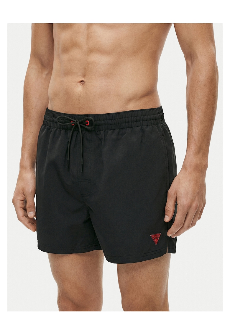 Costume de baie pentru barbati - sorturi - negru - poliester
