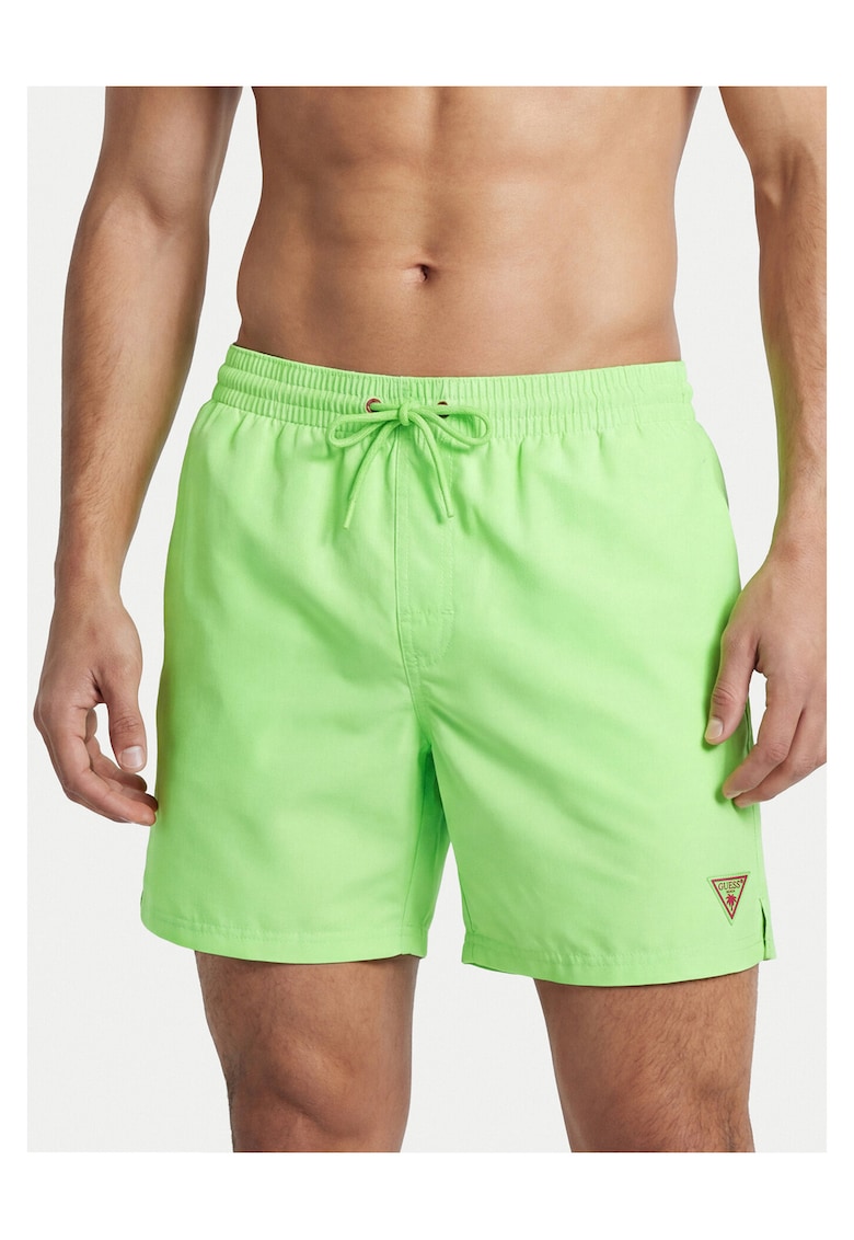 Costum de baie barbati - poliester - verde - 100% poliester