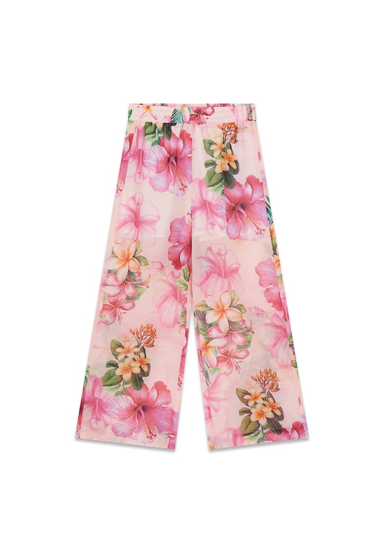 Pantaloni copii - Relaxed fit - roz - poliester