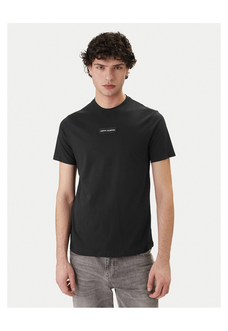 Tricou Barbati - Slim fit - Bleumarin - Bumbac -