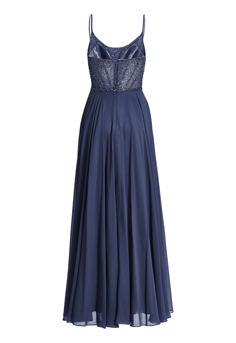 Rochie de seara - bleumarin - poliester -