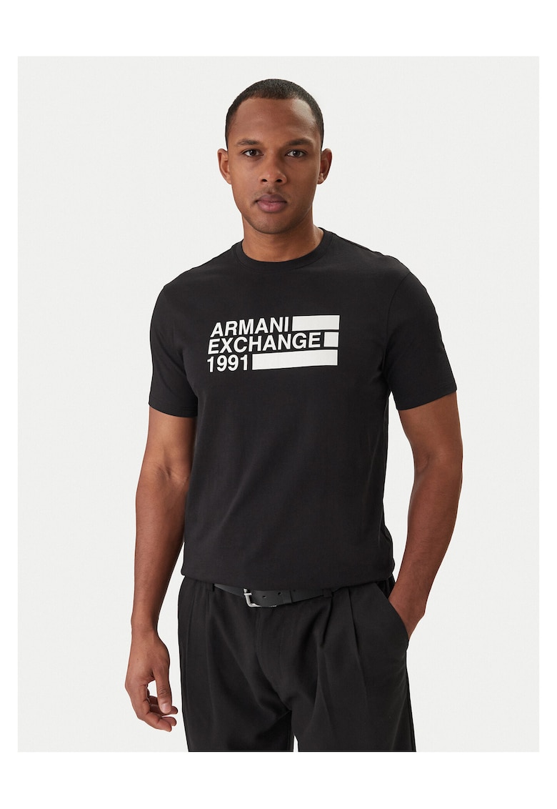 Tricou Barbati - Bumbac - Negru -