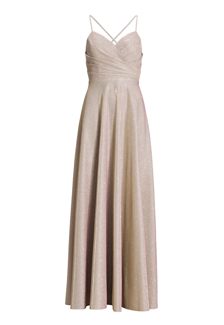 Rochie de seara - auriu - poliester
